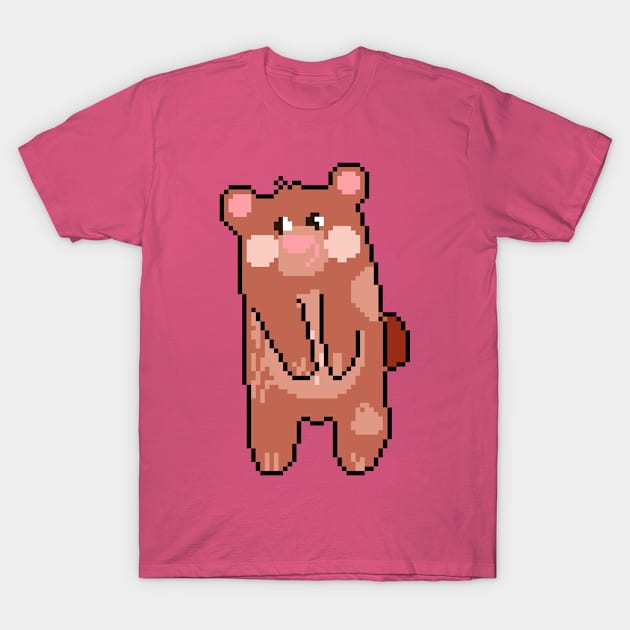 Chic Fauna Beaver T-Shirt by Pixel.id